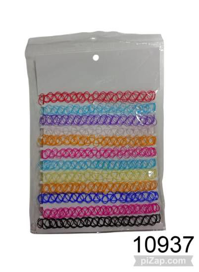 Imagen de SET CHOKER X12 COLORES 3.26